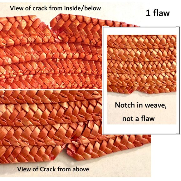 Wide Brim Straw Sun Hat With Anne Klein Multicolor Patterned Silk Scarf Accent - Picture 7 of 12